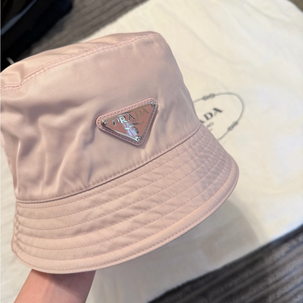 Prada Light Pink Bucket Hat